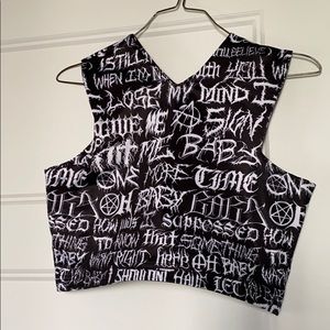 “Brutal X” Crop Top